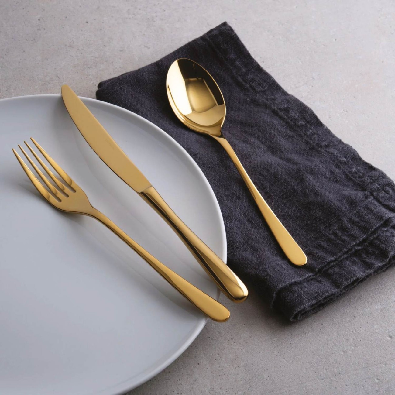 Sambonet Σετ 24 τεμ. Μαχαιροπίρουνα PVD Gold σειρά Taste Προτάσεις Δώρων Γάμου