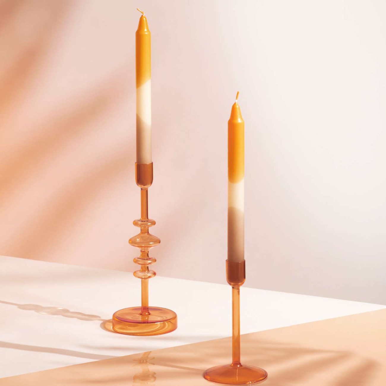 Villeroy & Boch Σετ 2 τεμ. κερί Apricot/Clay σειρά Like Home Κεριά κηροπηγίου