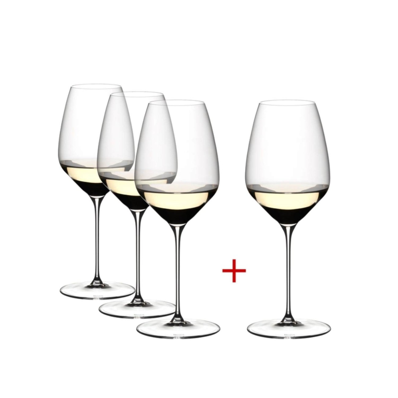 Riedel Σετ 3 + 1 Δώρο ποτήρι Riesling 570 ccm σειρά Veloce Ποτήρια Κρασιού