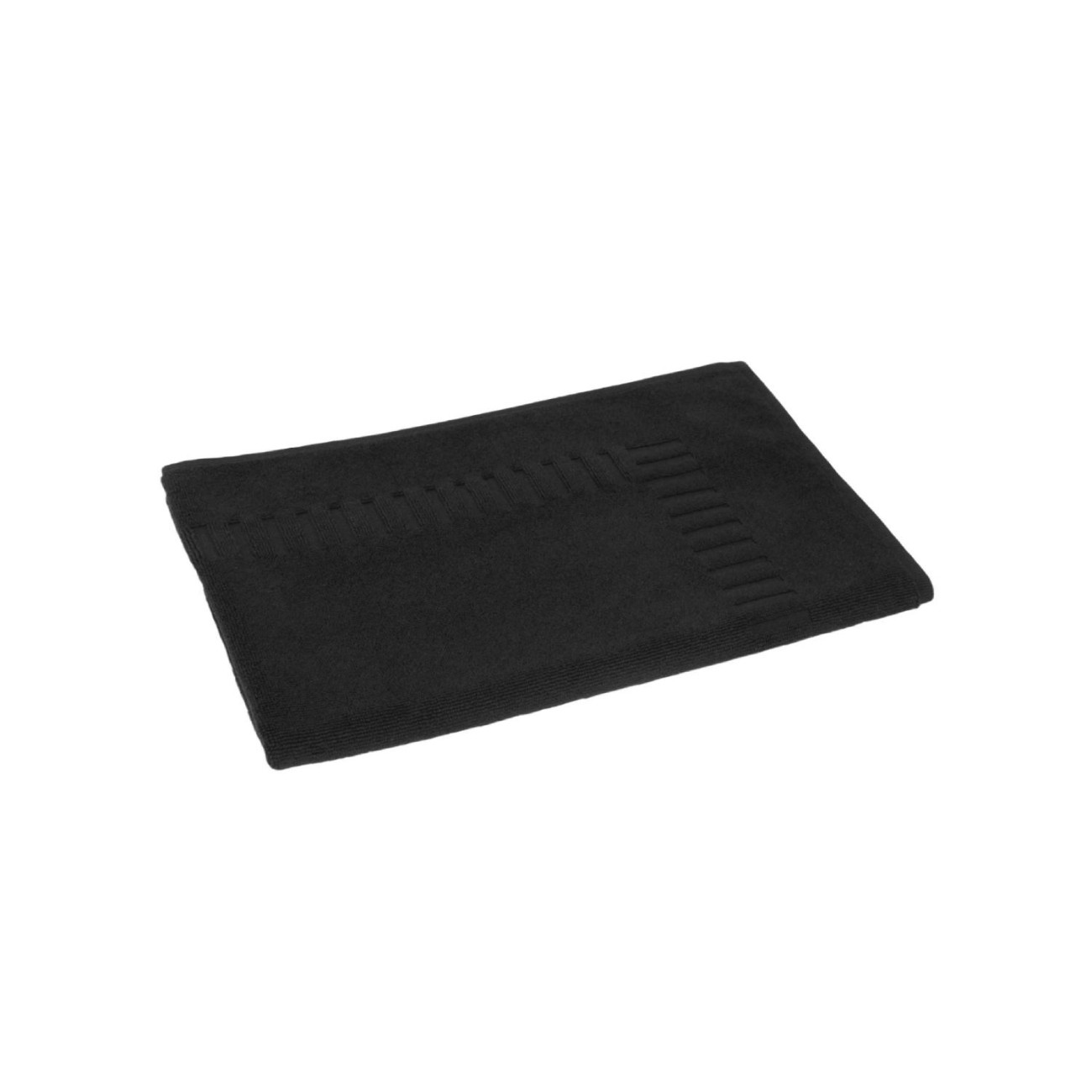 Lasa Home Χαλάκι μπάνιου 50x70εκ. μαύρο σειρά Pure Πετσέτες