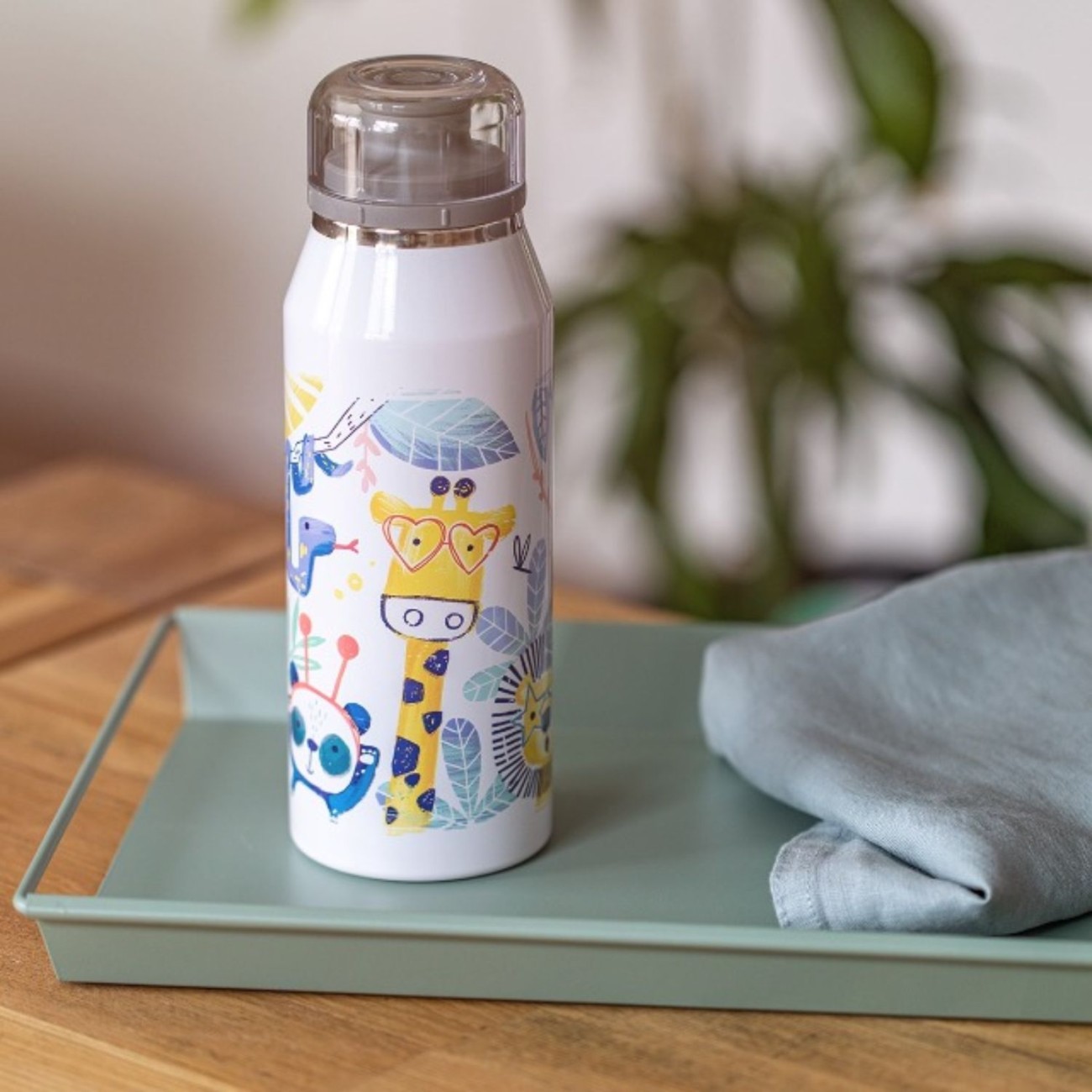 Alfi Θερμός παιδικό 0,35 λτ. Crazy Jungle σειρά Kids Isobottle Ποτήρια & Παγούρια