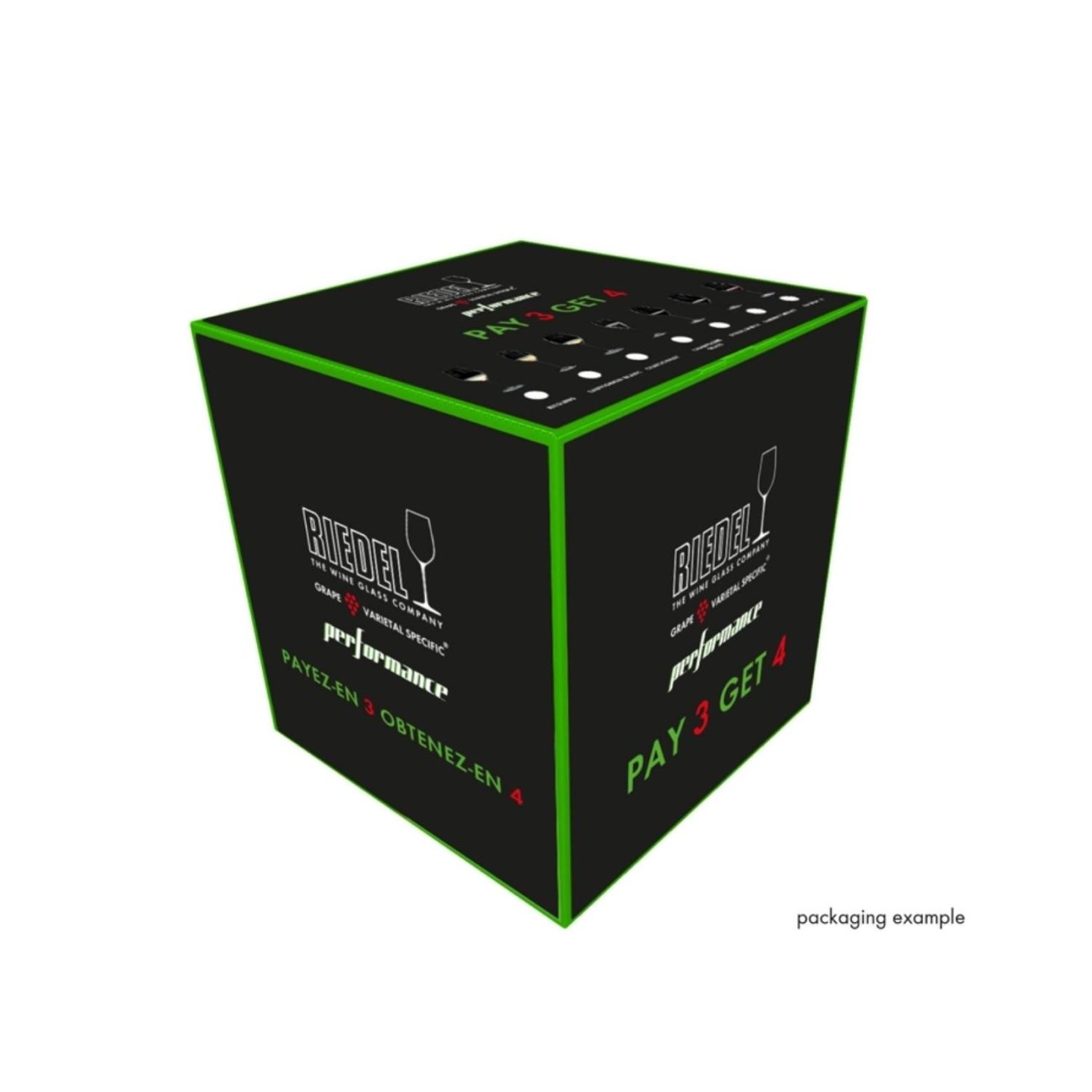 Riedel Σετ 3 + 1 Δώρο ποτήρι champagne 375 ccm σειρά Performance Ποτήρια Σαμπάνιας
