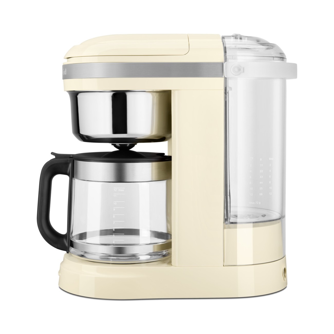 KitchenAid Καφετιέρα 12 φλ. Με σπιράλ κεφαλή Drip Coffee Almond Cream Καφετιέρες