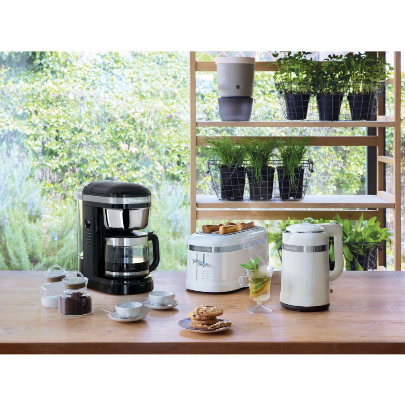 KitchenAid Καφετιέρα 12 φλ. με σπιράλ κεφαλή Drip Coffee Onyx Black Καφετιέρες