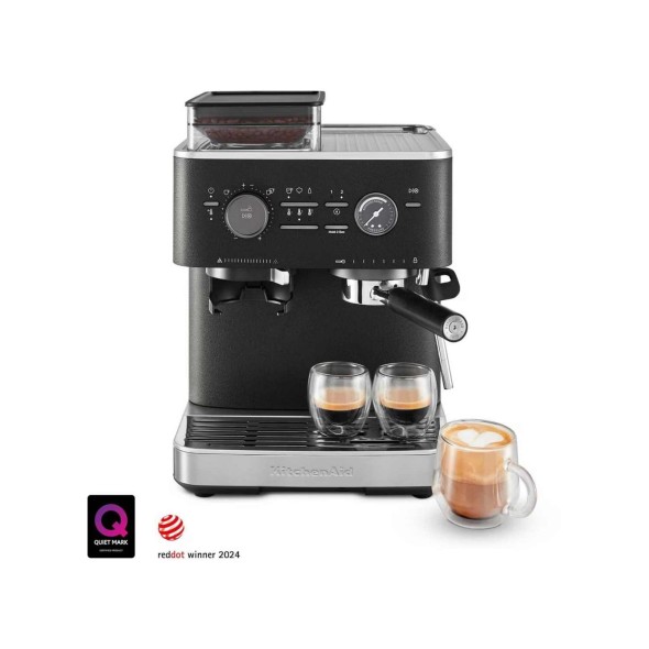 KitchenAid Μηχανή εσπρέσσο με μύλο άλεσης ημιαυτόματη Cast Iron Black KitchenAid Μηχανή εσπρέσσο με μύλο άλεσης ημιαυτόματη Cast Iron Black
