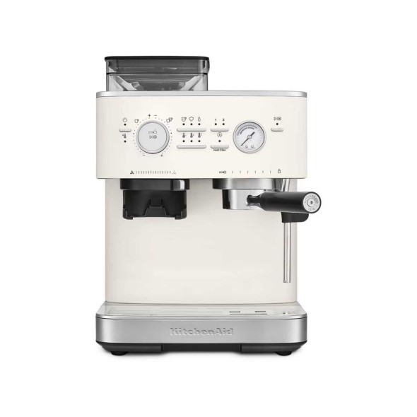 KitchenAid Μηχανή εσπρέσσο με μύλο άλεσης ημιαυτόματη Porcelain White
KitchenAid Μηχανή εσπρέσσο με μύλο άλεσης ημιαυτόματη Porcelain White