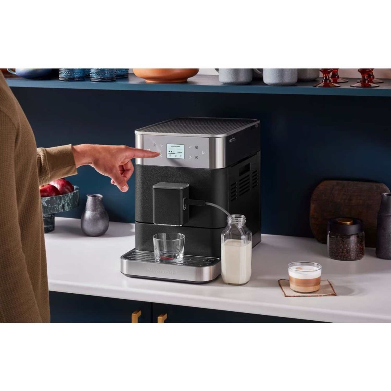 KitchenAid Μηχανή εσπρέσσο πλήρως αυτόματη Cast Iron Black σειρά KF7 Αυτόματες Καφετιέρες