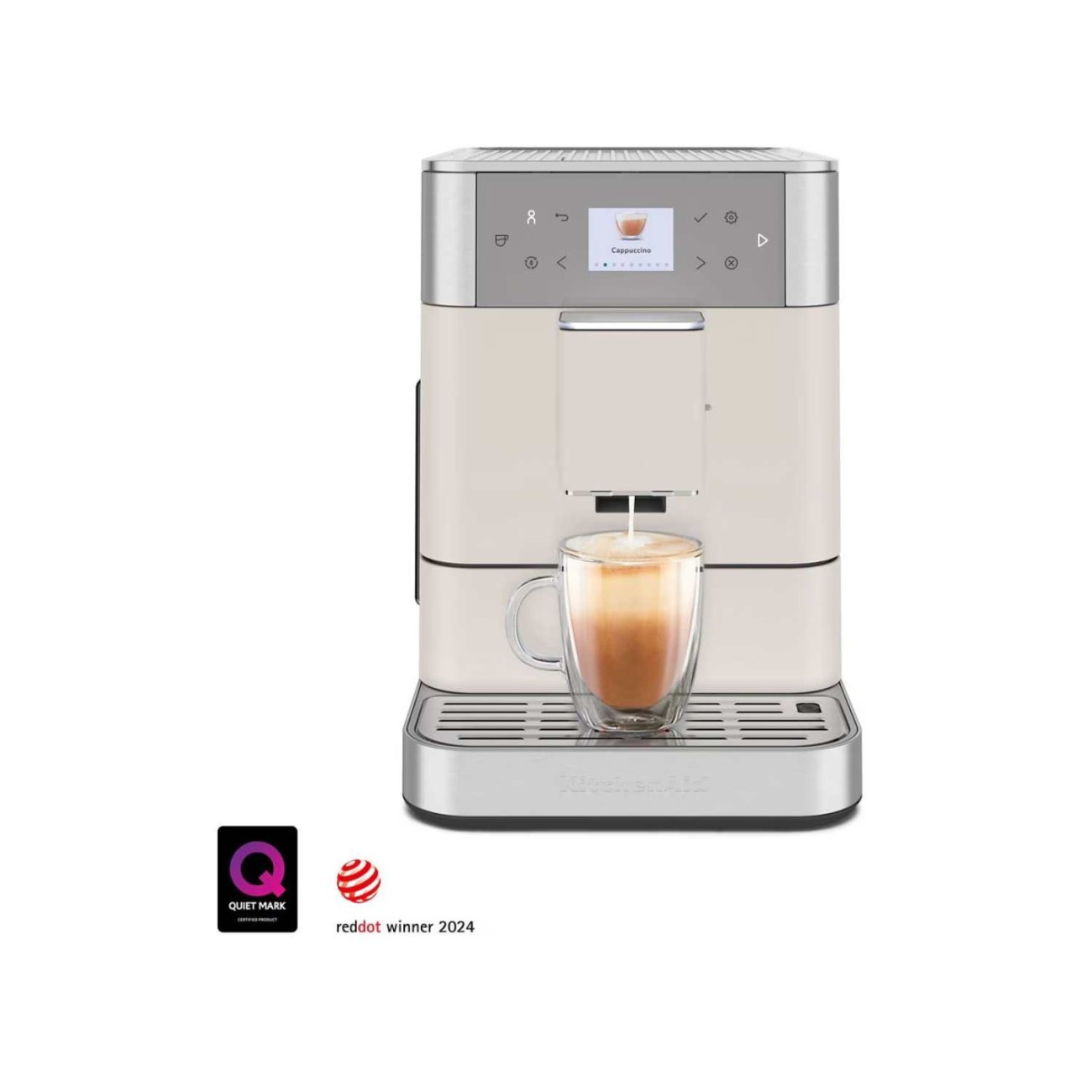 KitchenAid Μηχανή εσπρέσσο πλήρως αυτόματη Porcelain White σειρά KF7 Αυτόματες Καφετιέρες