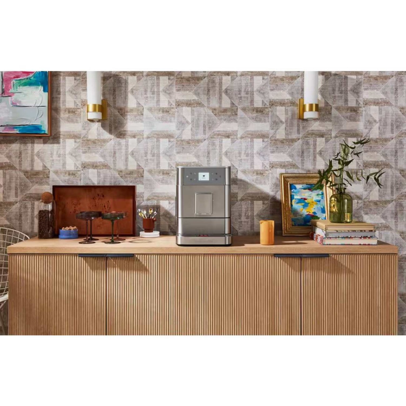 KitchenAid Μηχανή εσπρέσσο πλήρως αυτόματη Stainless Steel σειρά KF7 Αυτόματες Καφετιέρες