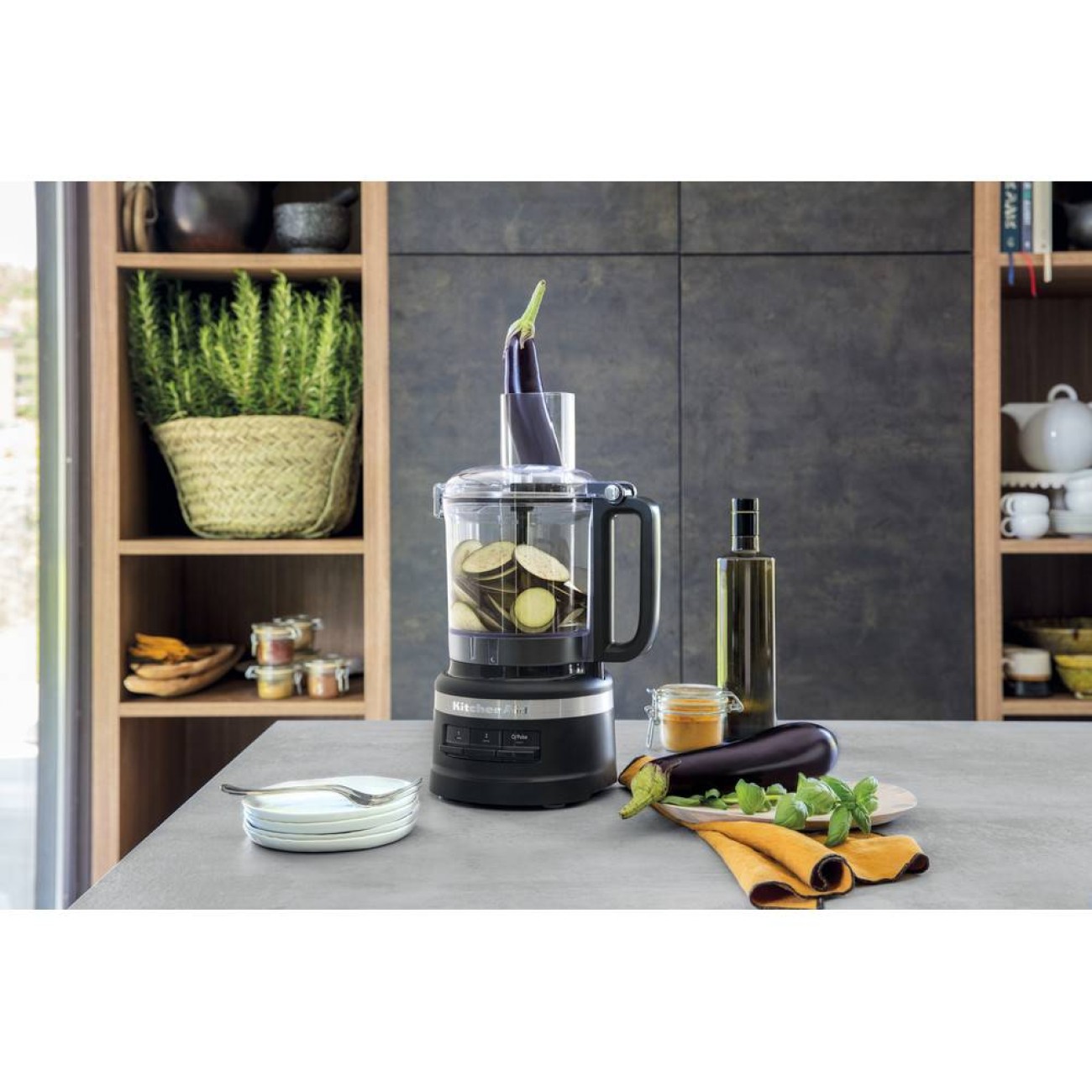 KitchenAid Κουζινομηχανή 2,10 λτ./9 φλυτζ. μαύρη ματ
 Κουζινομηχανές