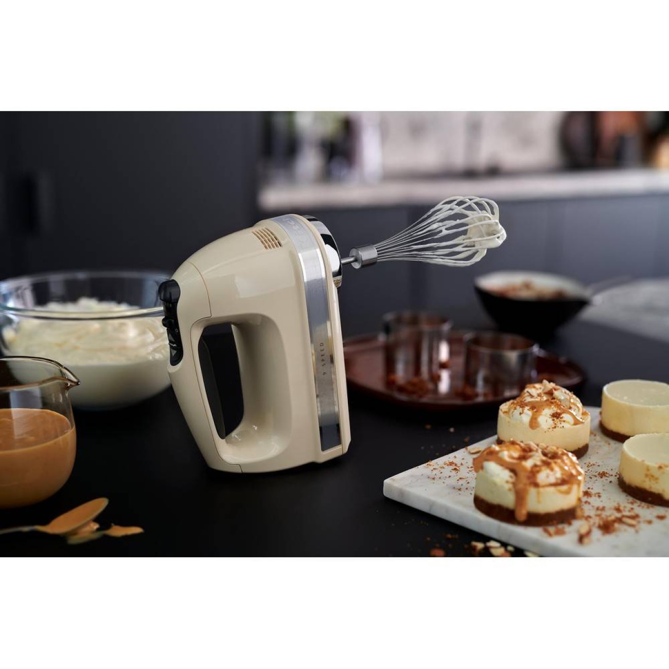 Kitchenaid Μίξερ χειρός 9-speed κρεμ Μίξερ Χειρός