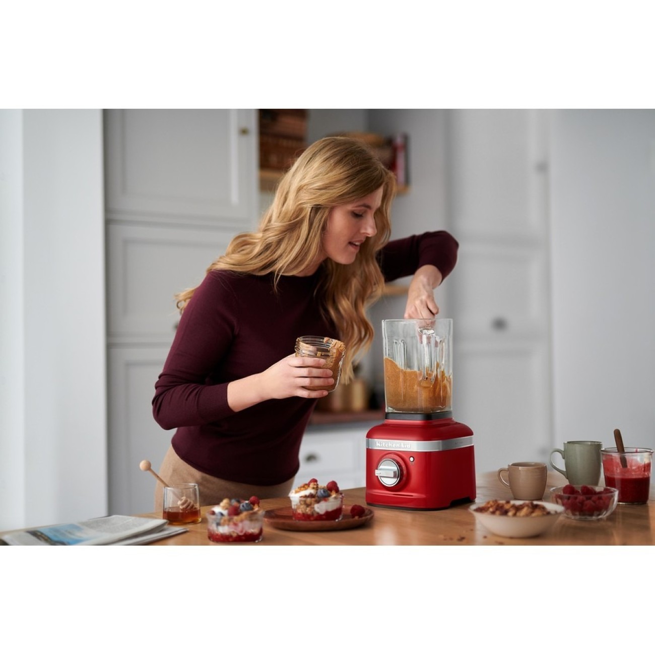 KitchenAid Μπλέντερ 1,4lt Candy Apple σειρά Artisan K400 Μπλέντερ