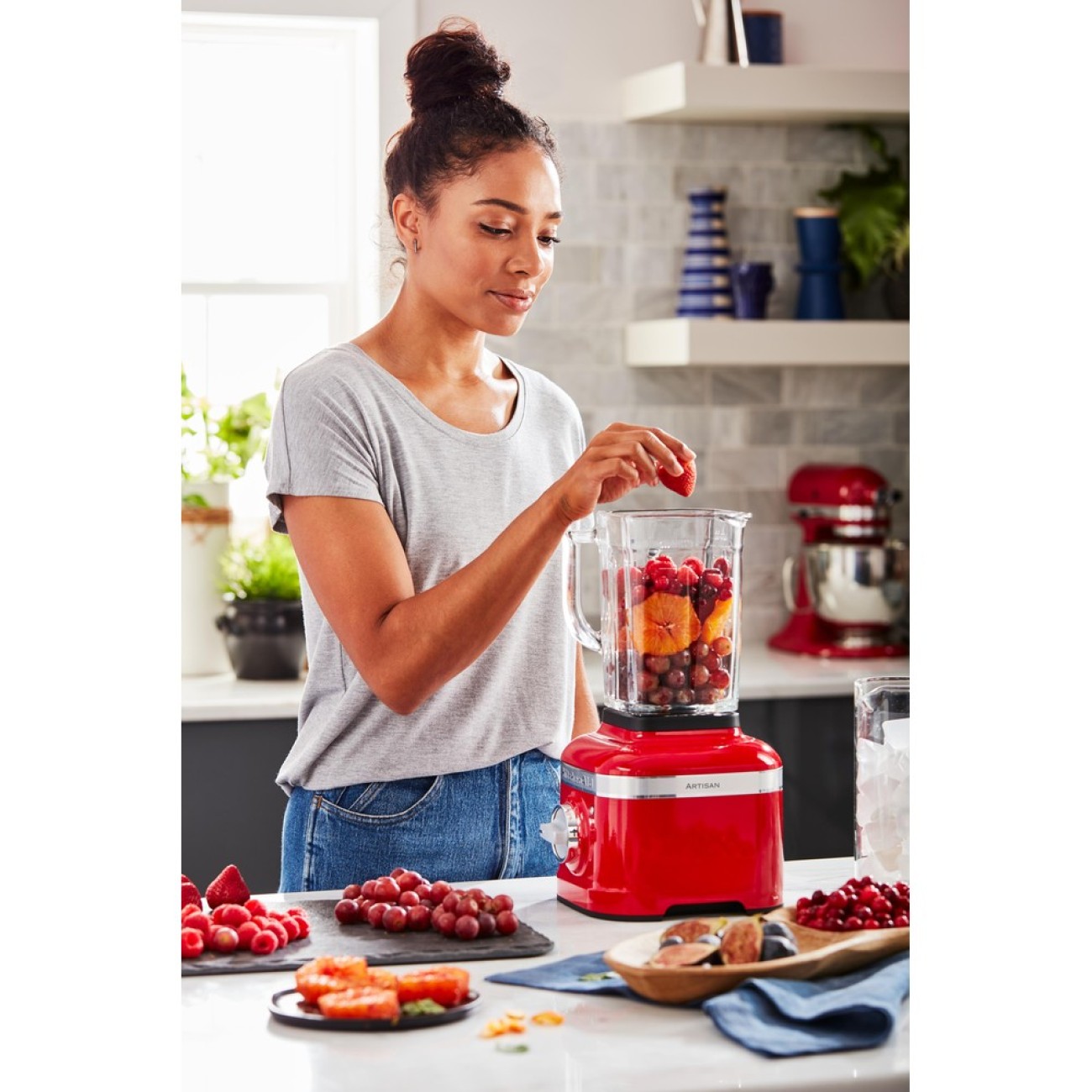 KitchenAid Μπλέντερ 1,4 λτ. Empire Red σειρά Artisan K400 Μπλέντερ