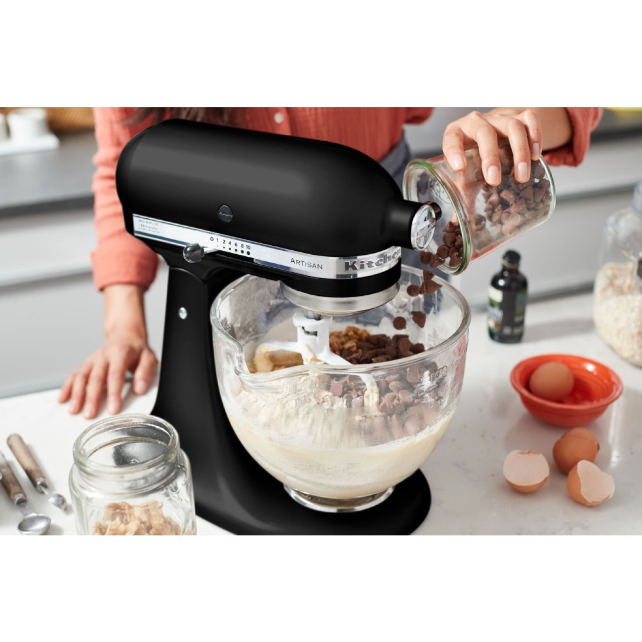 KitchenAid Μίξερ 4,8lt. Cast Iron black σειρά Artisan Μίξερ