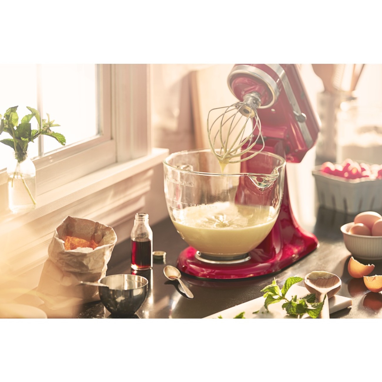 KitchenAid Μίξερ 4,8lt. Candy Apple σειρά Artisan Μίξερ