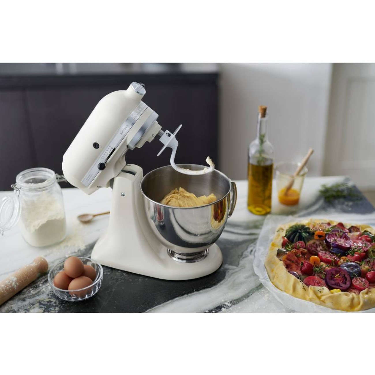 KitchenAid Μίξερ 4,8 λτ. Fresh Linen σειρά Artisan Μίξερ