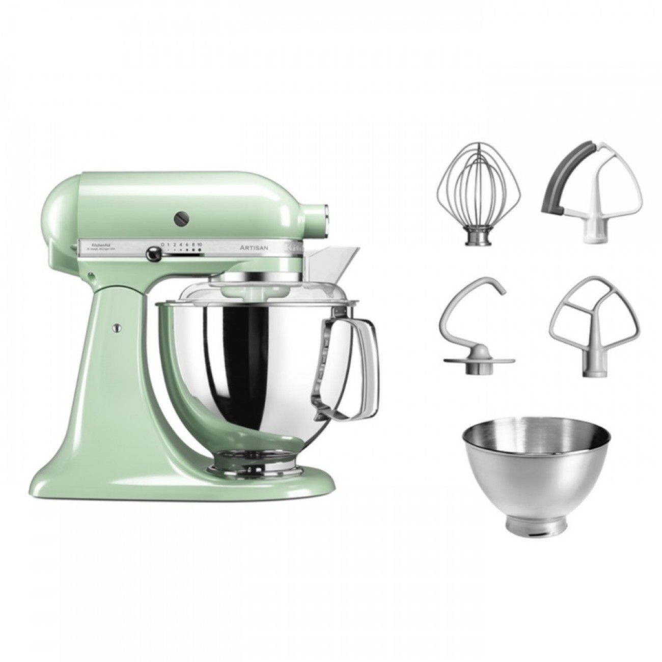 KitchenAid Μίξερ 4,8lt. Pistachio σειρά Artisan Μίξερ