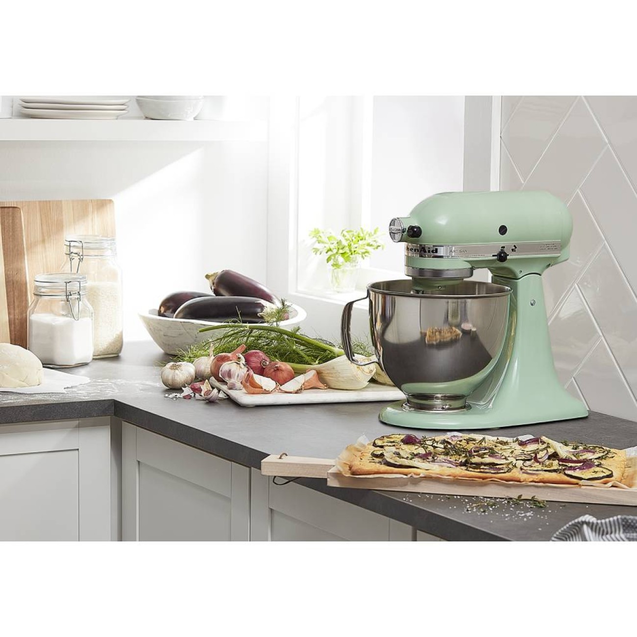 KitchenAid Μίξερ 4,8lt. Pistachio σειρά Artisan Μίξερ