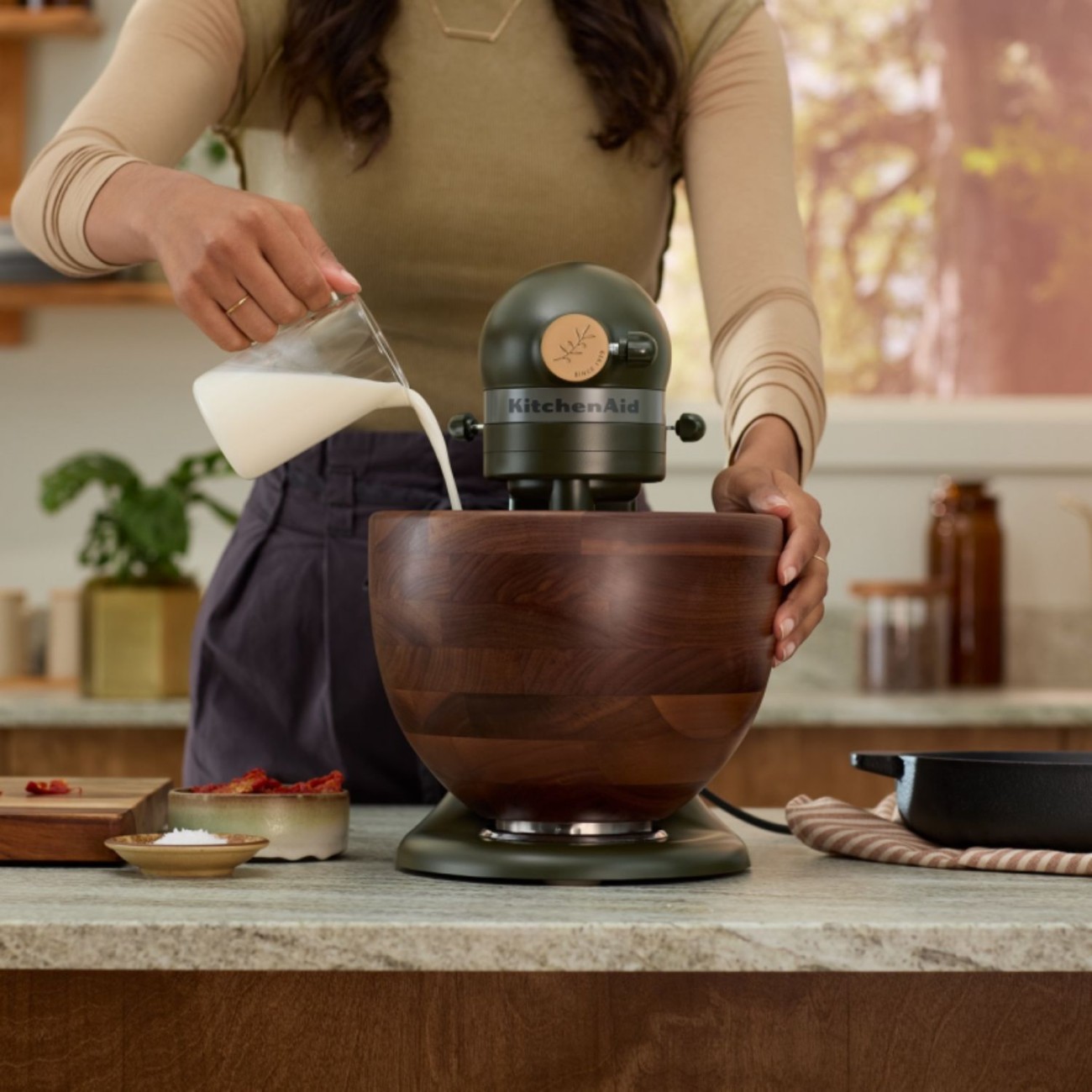 KitchenAid Μίξερ 4,8 λτ. Evergreen Design κομπλέ σειρά Artisan Μίξερ