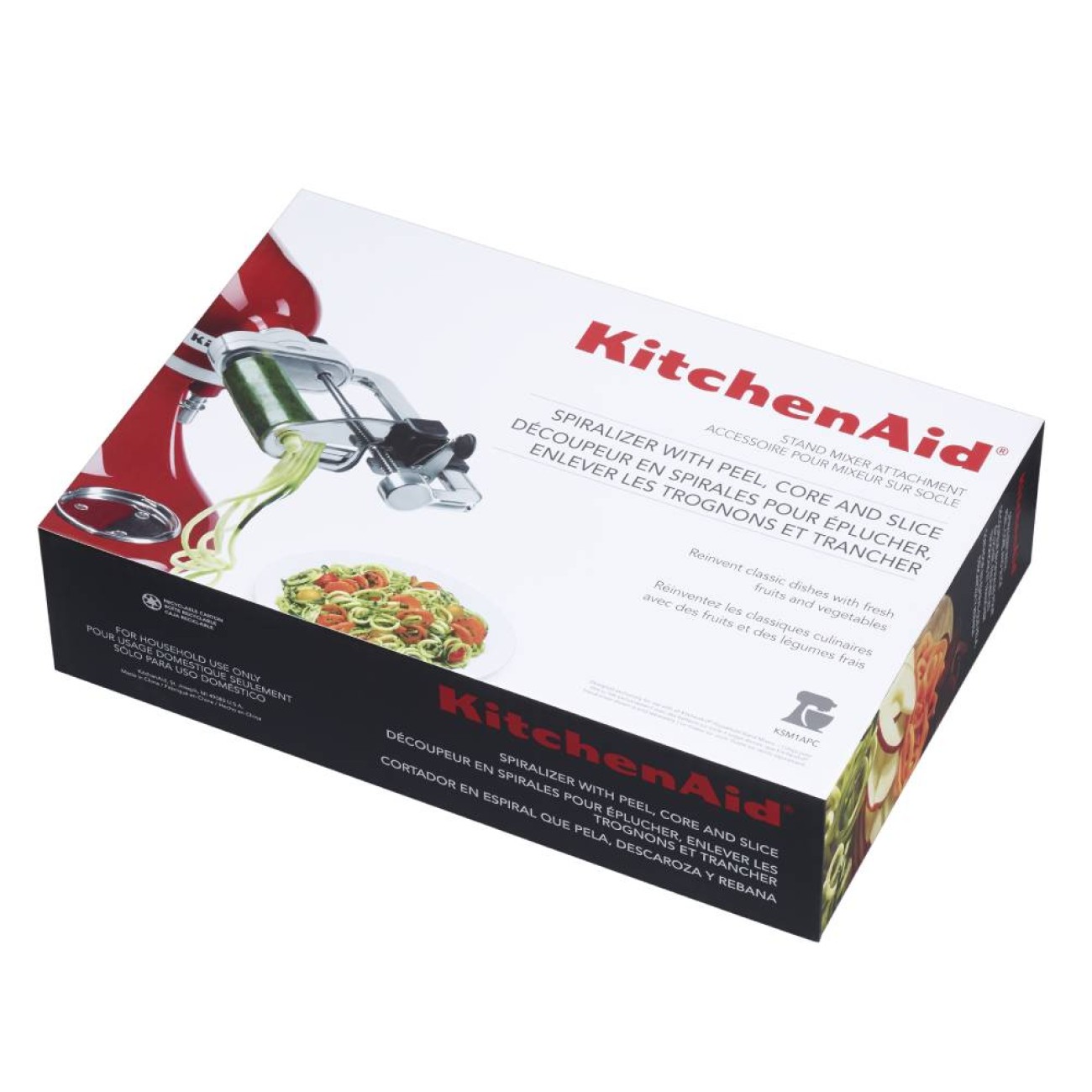 KitchenAid Εξάρτημα Κόφτης σπιράλ με λειτουργία ξεφλουδίσματος  Εξαρτήματα & Μπολ Μίξερ