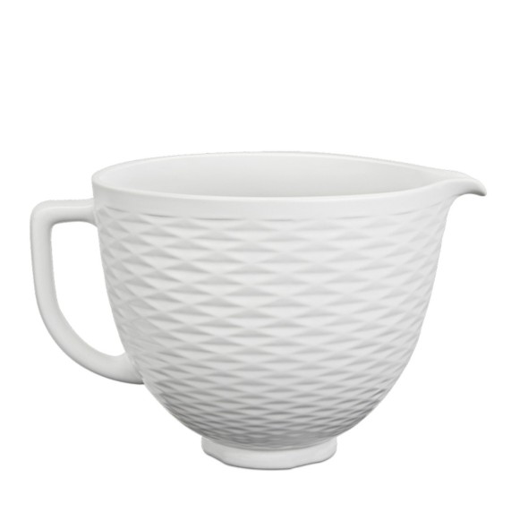 KitchenAid Μπολ κεραμικό 4,7 λτ. - 3D White KitchenAid Μπολ κεραμικό 4,7 λτ. - 3D White