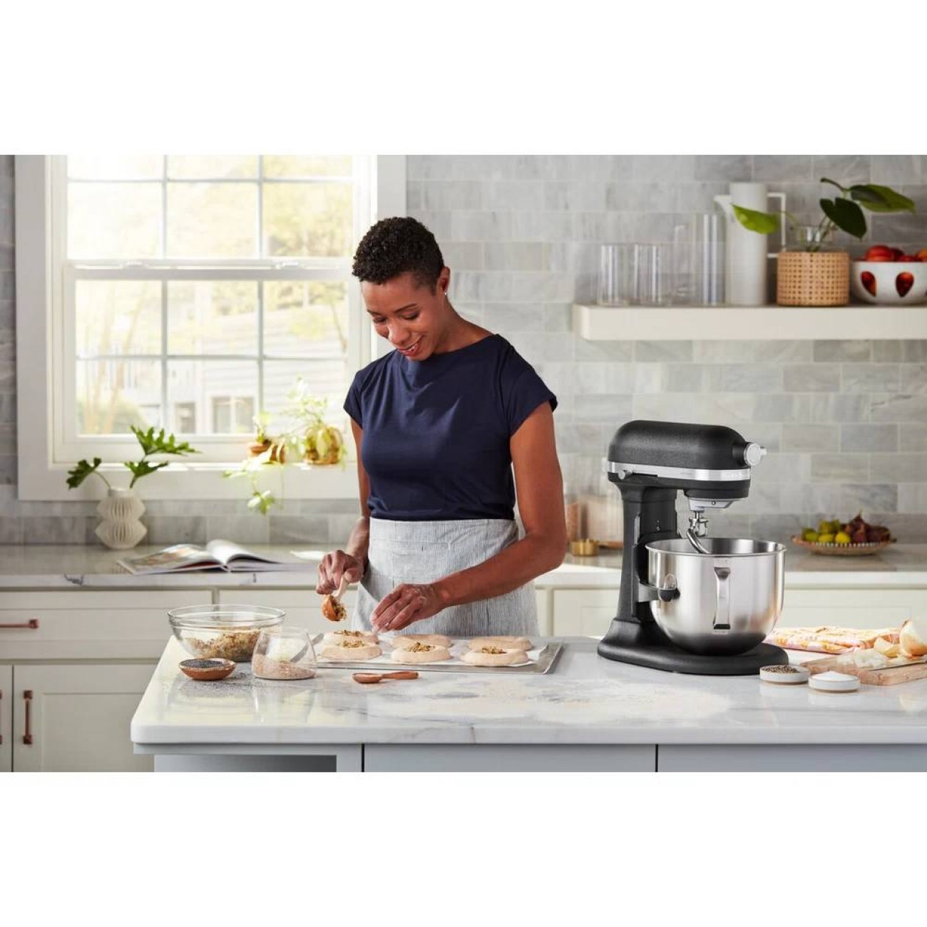 KitchenAid Μίξερ 6,6 λτ. Bowl lift Cast Iron Black σειρά Artisan Μίξερ