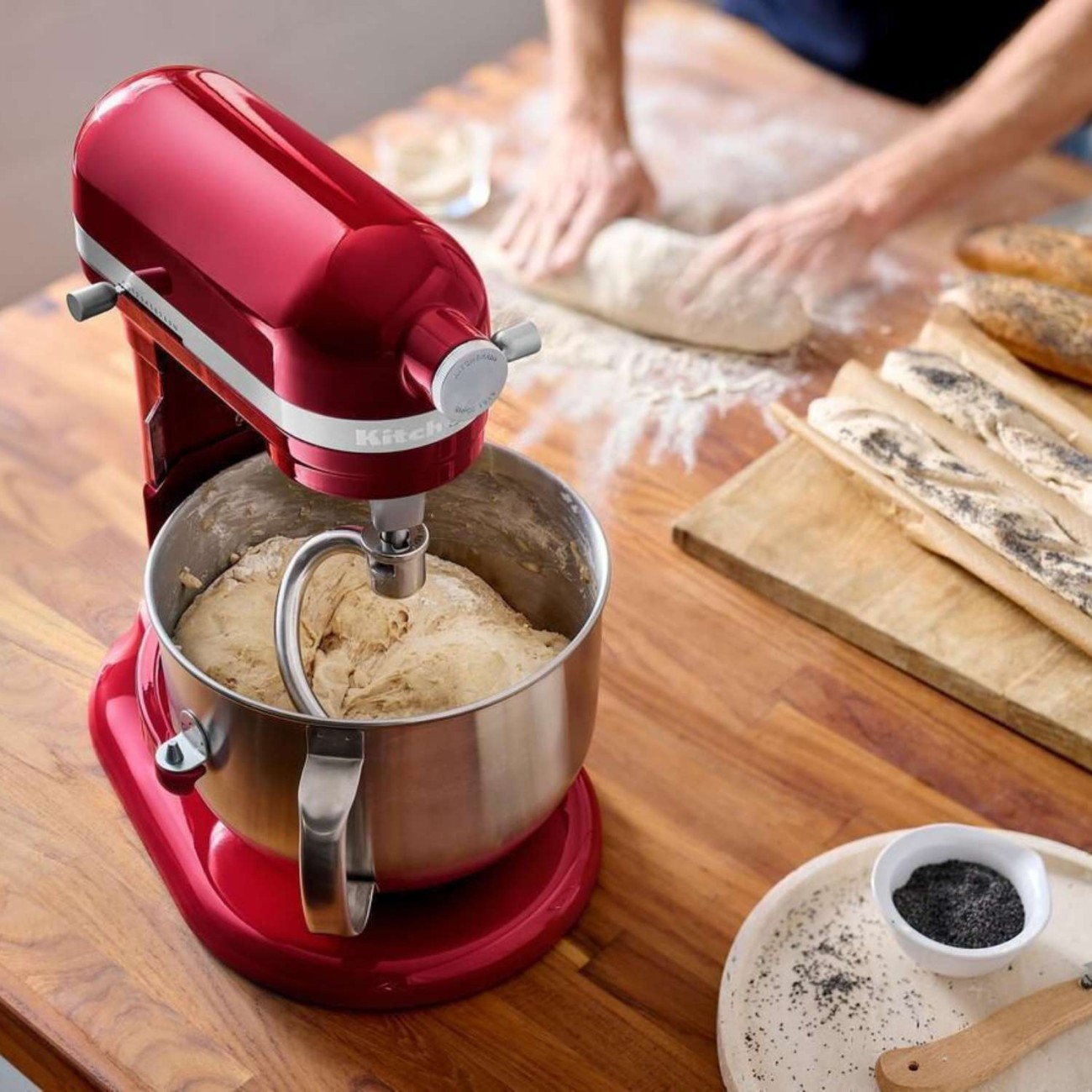 KitchenAid Μίξερ 6,6 λτ. Bowl lift Candy Apple σειρά Artisan Μίξερ