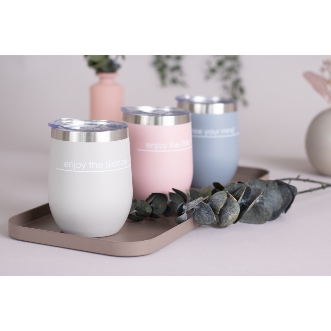 Paperproducts Design - PPD Κούπα/θερμός 350ml Μπεζ σειρά Pure Καφές/ Τσάι