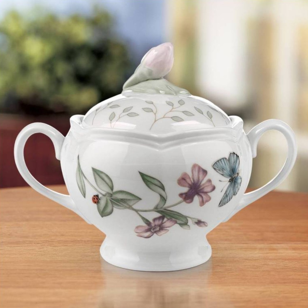 Lenox Ζαχαριέρα 12εκ σειρά Butterfly Meadow Καφετιέρες/ Γαλατιέρες/ Ζαχαριέρες/ Τσαγιέρες