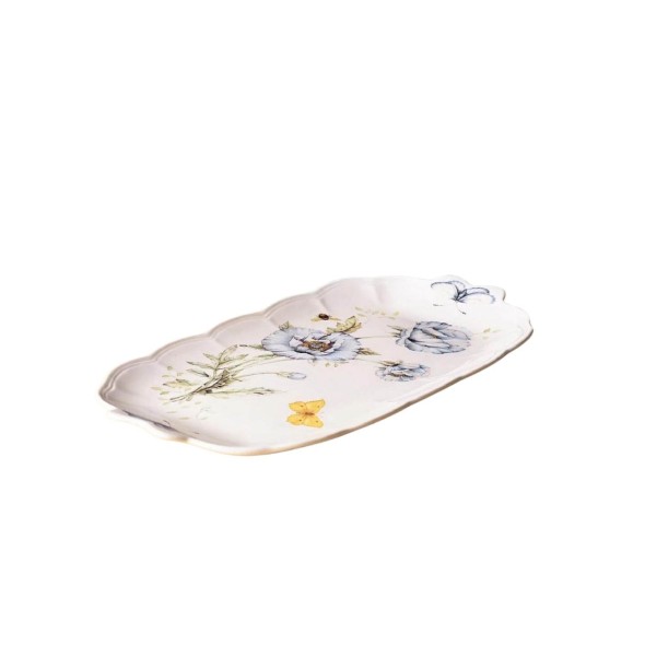 Lenox Πιατέλα ορθογώνια 37εκ. σειρά Butterfly Meadow Lenox Πιατέλα ορθογώνια 37εκ. σειρά Butterfly Meadow