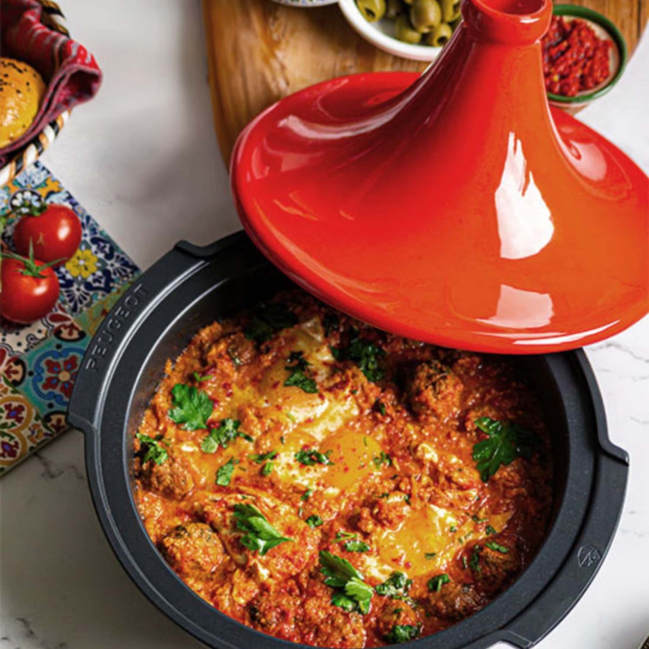 Peugeot Σκεύος tagine 30 εκ. Red σειρά Atlas Ειδικά Σκεύη