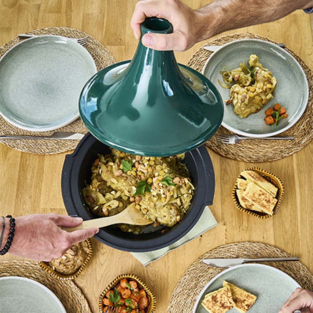 Peugeot Σκεύος tagine 30 εκ. Forest Green σειρά Atlas Ειδικά Σκεύη