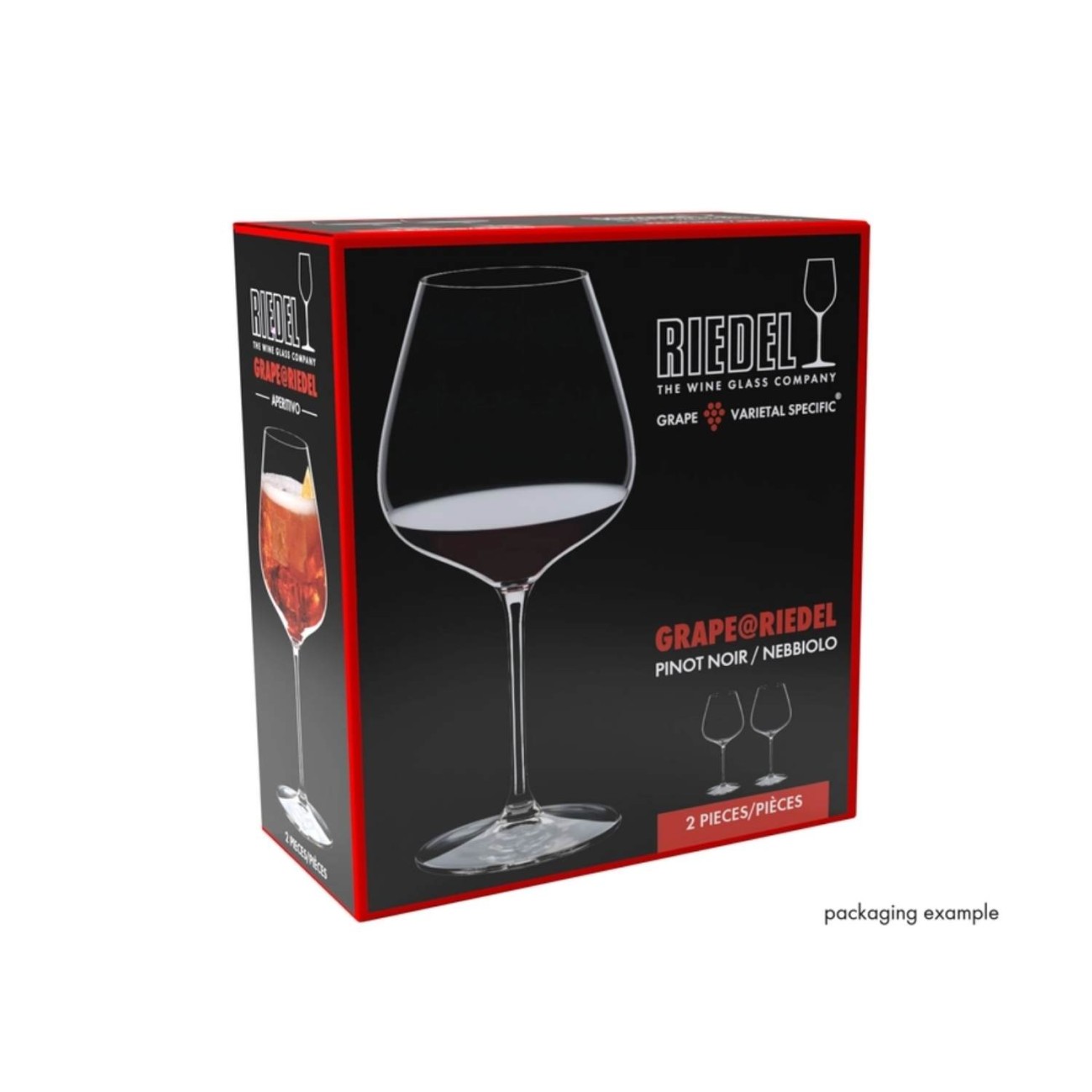 Riedel Σετ 2 τεμ ποτήρι Pinot Noir/Nebbiolo/Aperitivo 750 ccm σειρά Grape@Riedel Ποτήρια Κρασιού
