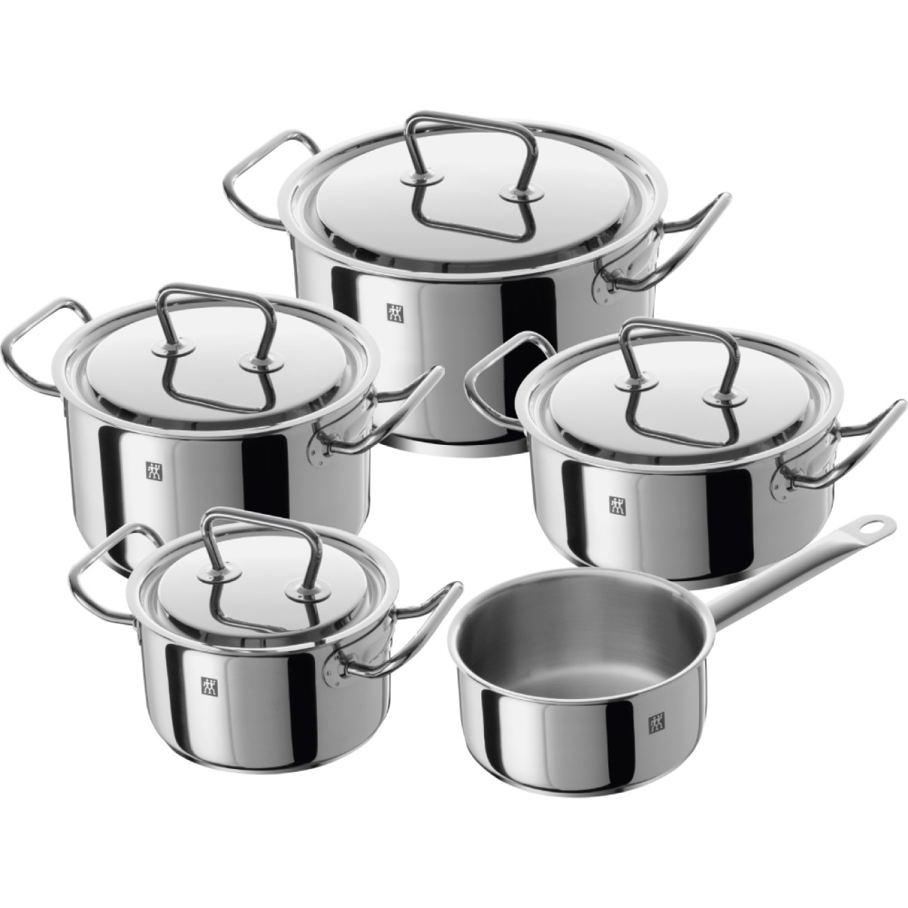 Zwilling J.A.Henckels Σετ 5 τεμ. με ανοξείδωτο καπάκι σειρά Twin Classic 
 Σετ Μαγειρικά Σκεύη