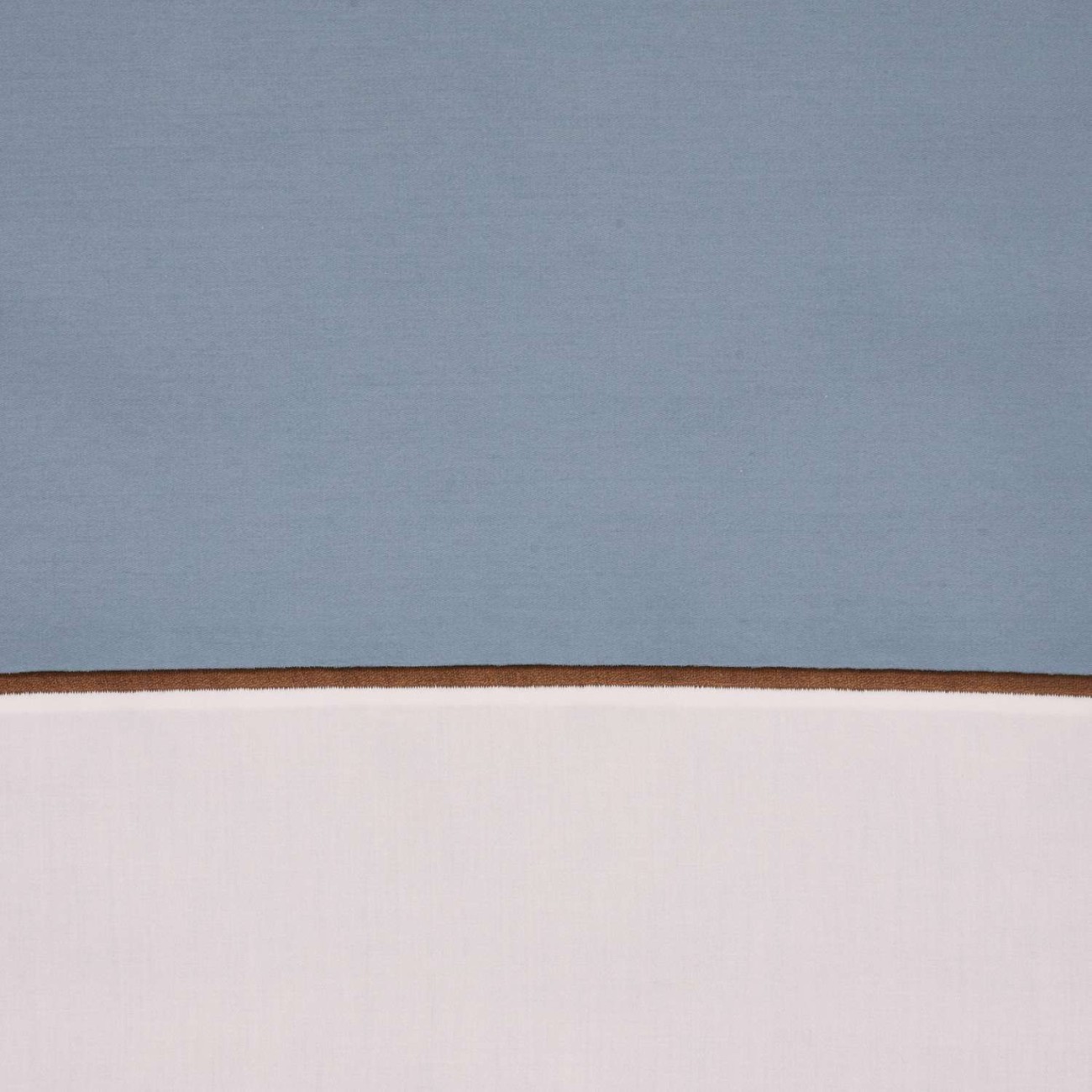 Frette Παπλωματοθήκη 260x220εκ. χρώμα dusty azure/milk, 100% βαμβακοσατέν σειρά Colour Block Παπλωματοθήκες