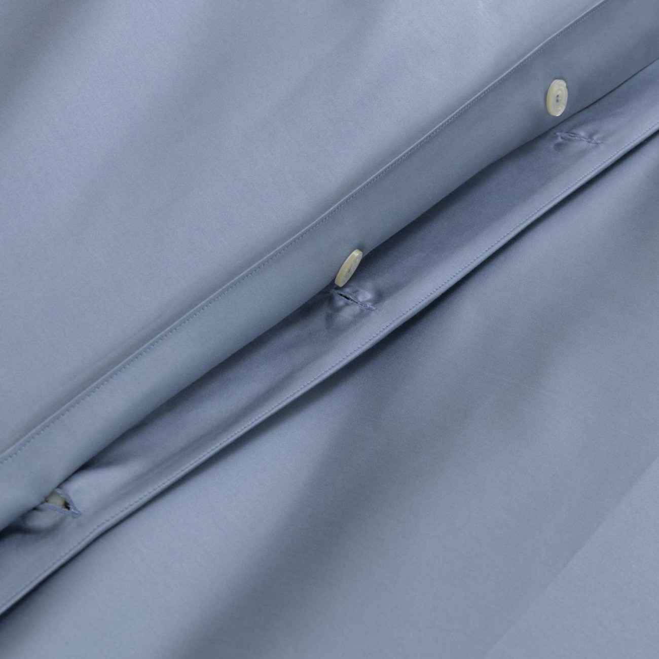 Frette Παπλωματοθήκη 260x220εκ. χρώμα dusty azure/milk, 100% βαμβακοσατέν σειρά Colour Block Παπλωματοθήκες