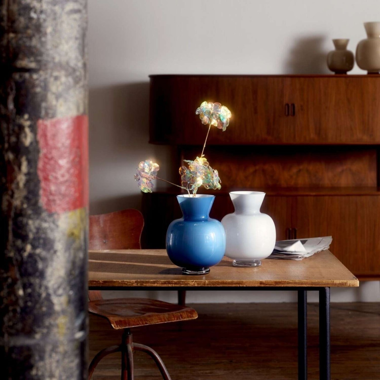 Rosenthal Βάζο 24 εκ. Lightblue σειρά Anna Βάζα