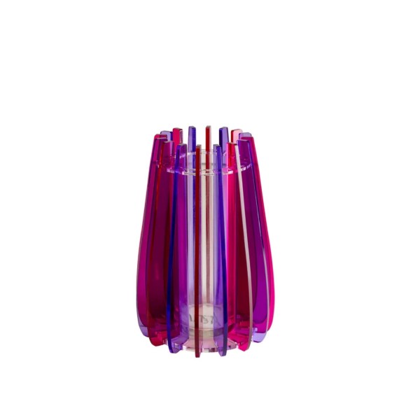 Vesta Βάζο Fuxia O20 x 33 εκ. σειρά Iride Vesta Βάζο Fuxia O20 x 33 εκ. σειρά Iride