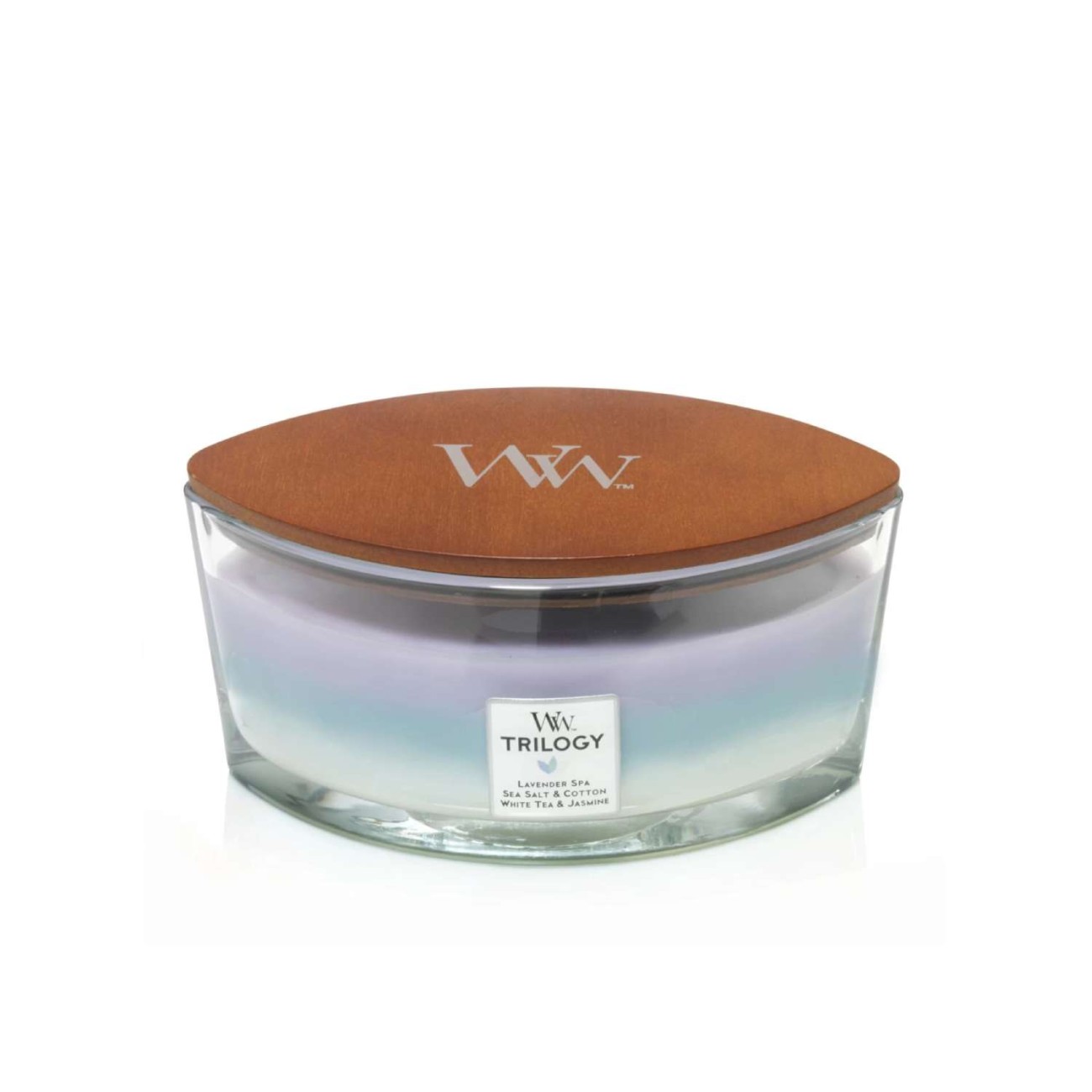 WoodWick Αρωματικό Κερί σε Γυάλινο Δοχείο Trilogy σειρά Calming Retreat Γυάλινα δοχεία Woodwick