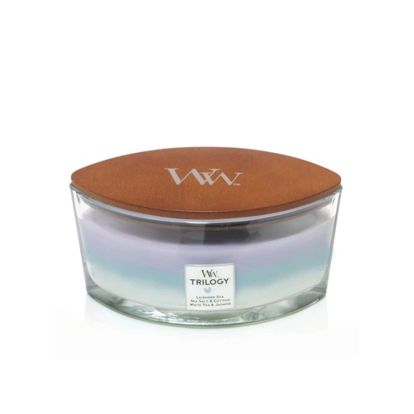 WoodWick Αρωματικό Κερί σε Γυάλινο Δοχείο Trilogy σειρά Calming Retreat (453γρ.) WoodWick Αρωματικό Κερί σε Γυάλινο Δοχείο Trilogy σειρά Calming Retreat (453γρ.)