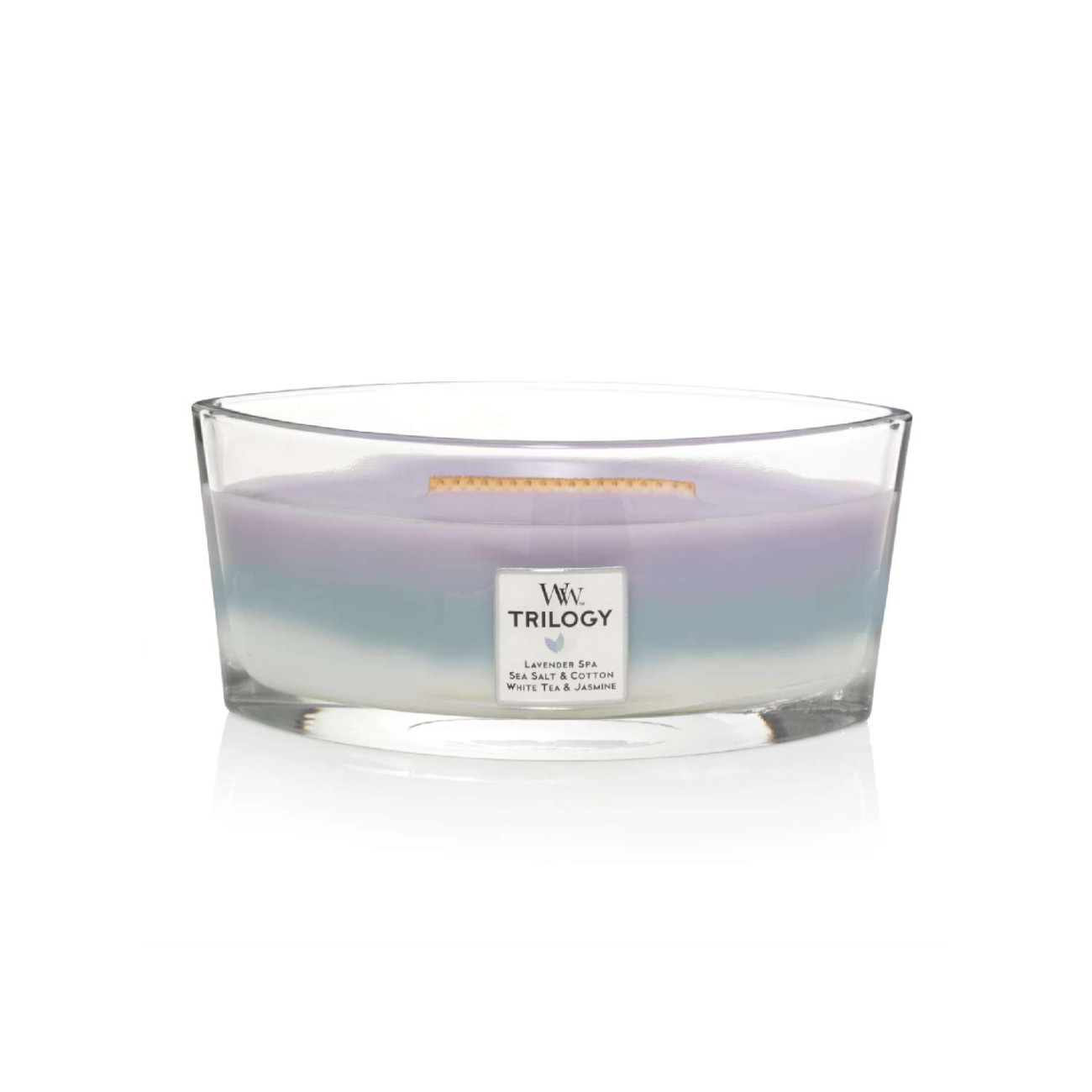 WoodWick Αρωματικό Κερί σε Γυάλινο Δοχείο Trilogy σειρά Calming Retreat Γυάλινα δοχεία Woodwick