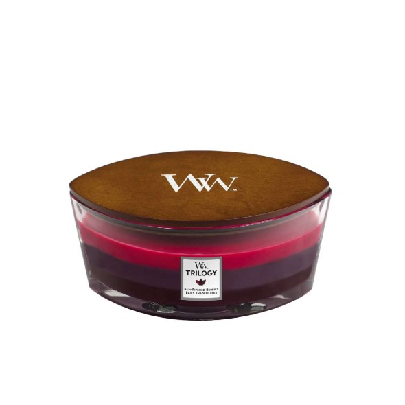 WoodWick Αρωματικό Κερί σε Γυάλινο Δοχείο Trilogy σειρά Sun Ripened Berries (453γρ.) WoodWick Αρωματικό Κερί σε Γυάλινο Δοχείο Trilogy σειρά Sun Ripened Berries (453γρ.)