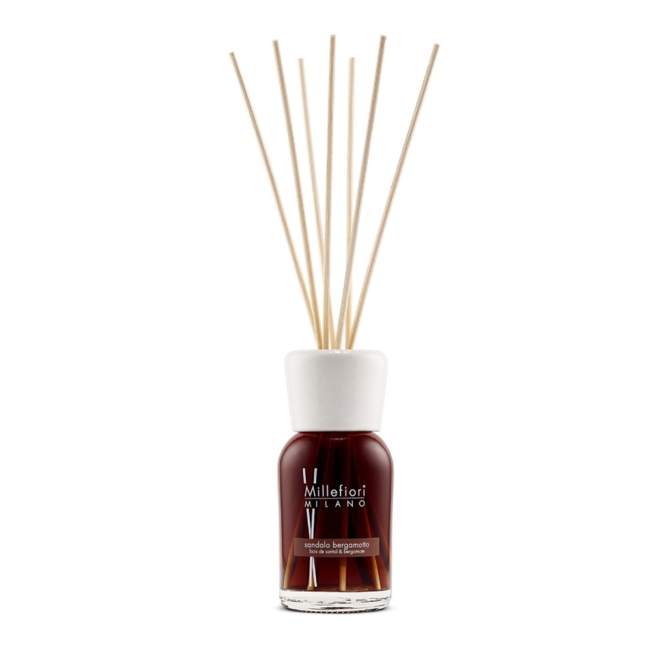 Millefiori Αρωματικά χώρου με στικς 100ml σειρά Σανδαλόξυλο και Περγαμόντο Milano    Αρωματικά Στικς