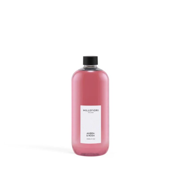 Millefiori Refill/Ανταλλακτικό Αρωματικού χώρου 250ml σειρά Ambra Rosa Milano
