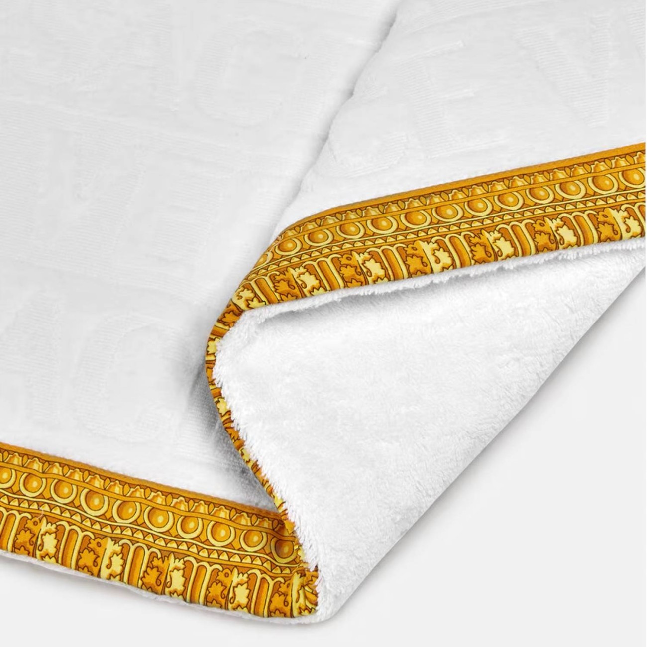 Versace Χαλάκι μπάνιου λευκό 80x60cm σειρά I Heart Baroque Πατάκια Μπάνιου