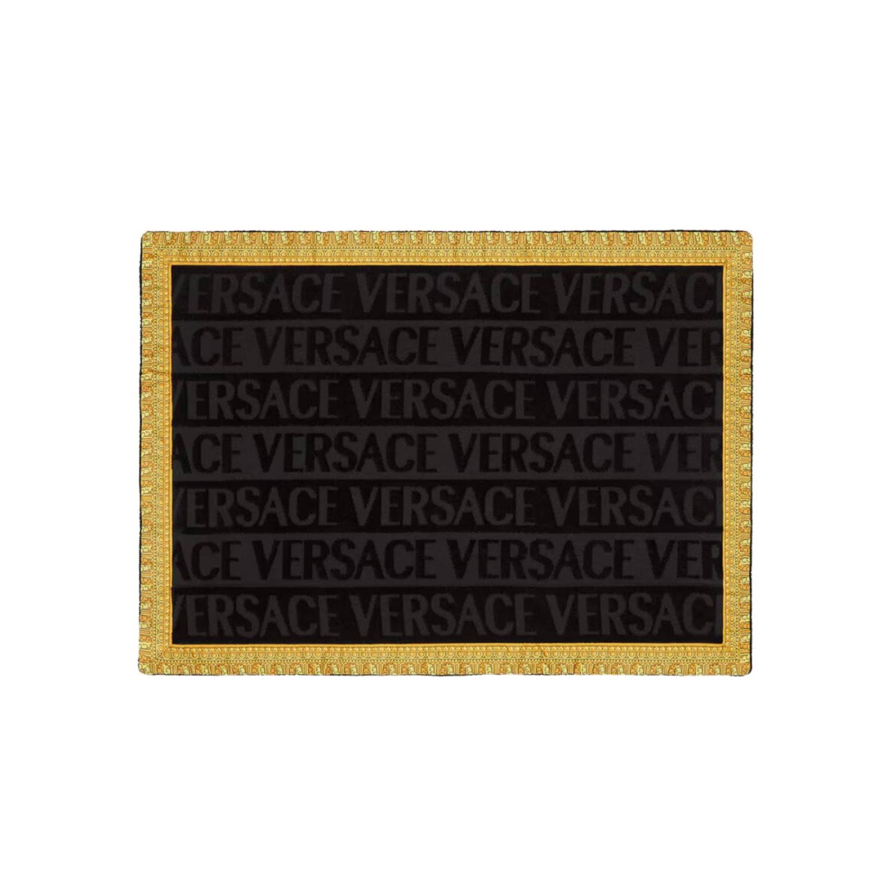 Versace Χαλάκι μπάνιου μαύρο 80x60cm σειρά I Heart Baroque Πατάκια Μπάνιου