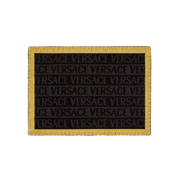 Versace Χαλάκι μπάνιου μαύρο 80x60cm σειρά I Heart Baroque