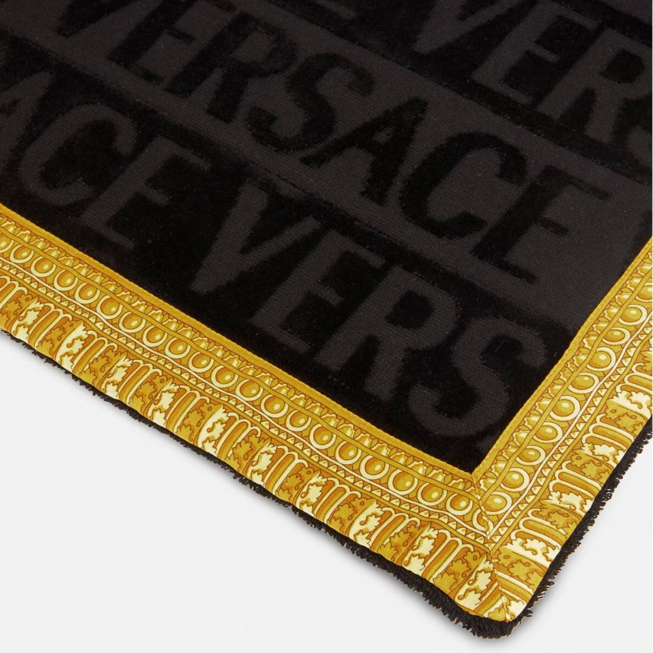 Versace Χαλάκι μπάνιου μαύρο 80x60cm σειρά I Heart Baroque Πατάκια Μπάνιου