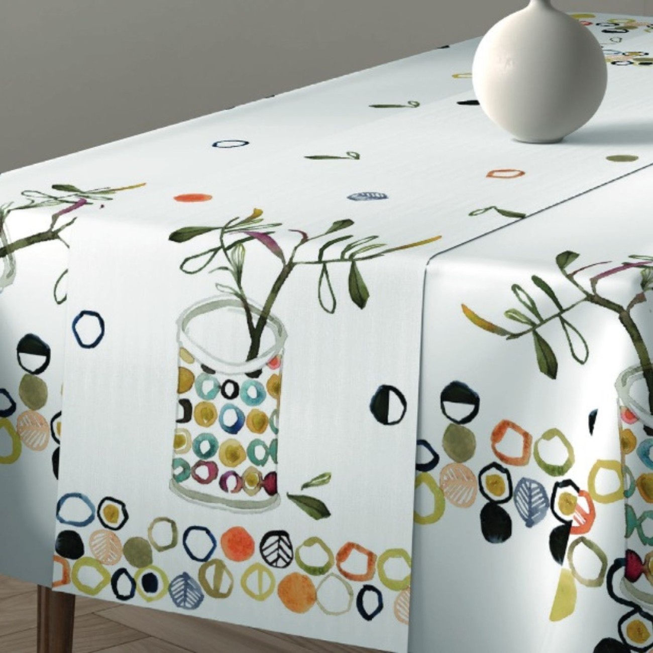 Vingi Ricami Τραπεζομάντηλο 140x180cm σειρά Positano 01 Τραπεζομάντηλα/Runner/Χαρτοπετσέτες