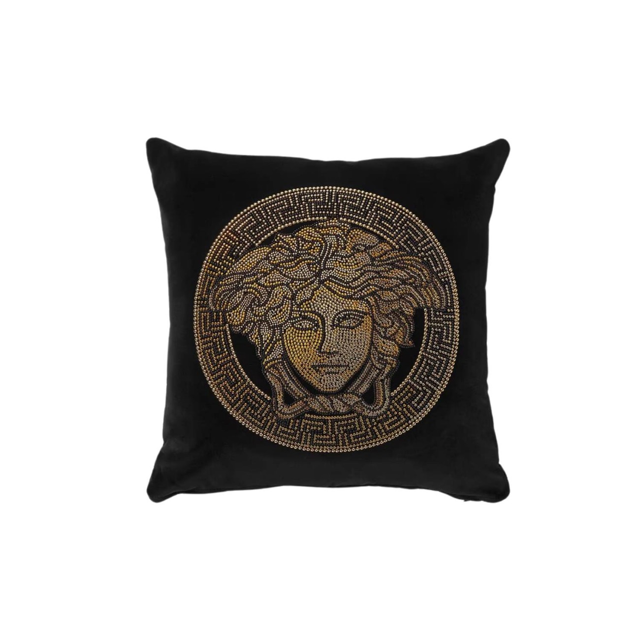 Versace Μαξιλάρι 45cm μαύρο σειρά Icon 